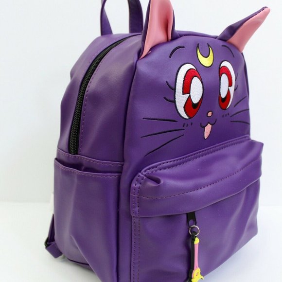 Sailor Moon Luna 3D Ears Mini Backpack Purple - Picture 2 of 9